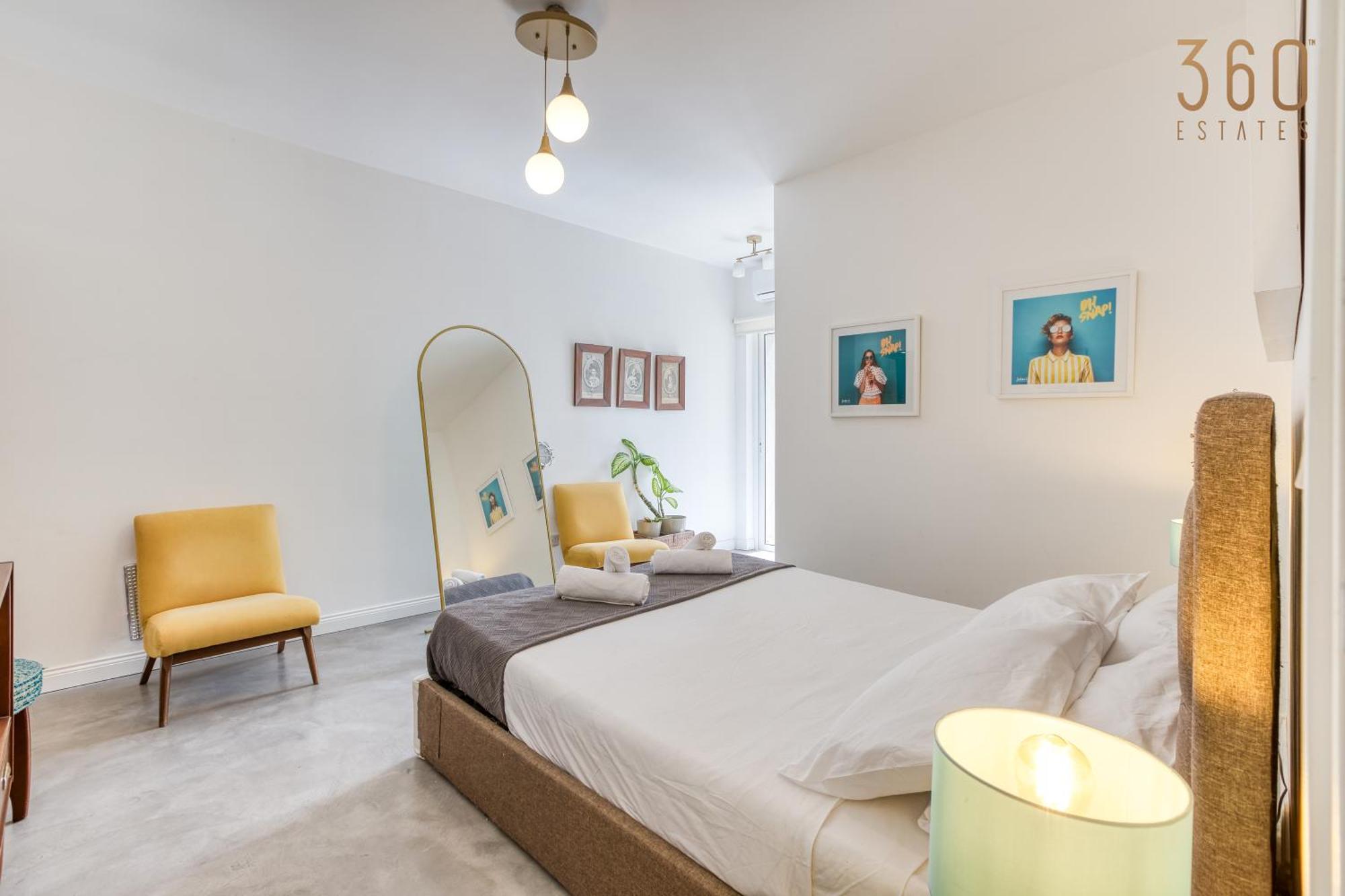 Designer 1br With Private Balcony In By 360 Estates Gharghur